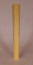 10" Tan Gold PolyBeesWax Chandelier Candelabra Candle Cover with DRIPS  CC905G