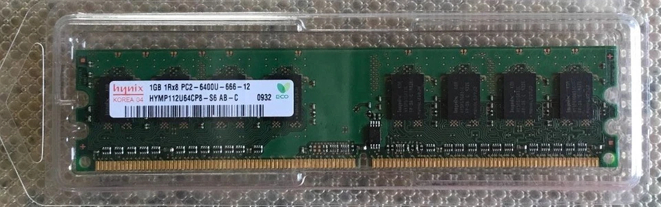 Hynix 1GB 1Rx8 PC2-6400U-666-12 - Image 4 of 4
