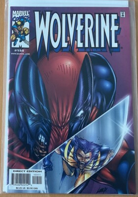 Marvel Wolverine #155 Okt 2000 Deadpool & Hulk NM/BB/1st Print  FREE P&P 