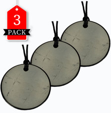 Shungite World Shungite Pendant Circle - Various Sizes - Pack of 3