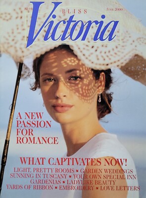 A NEW PASSION FOR ROMANCE June 2000 VICTORIA Magazine LOVE LETTERS