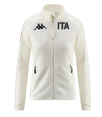 KAPPA 6CENTO 688N ITA PILE PESANTE DONNA ITALIA NEVE SCI 341J8DW A02 WHITE COCO