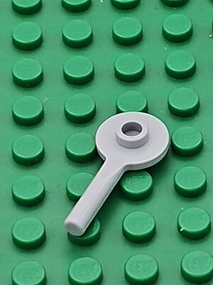 LEGO  3x Kelle Signalkelle Paddle Minifigure - 3900 - Hellgrau Light Bluish Gray