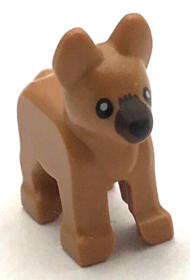 Lego New Medium Nougat Friends Dog Alsatian German Shepherd Puppy Parts
