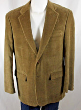 Lauren Ralph Lauren Corduroy Mushroon Brown Blazer 42L Paisley Lining Old Money