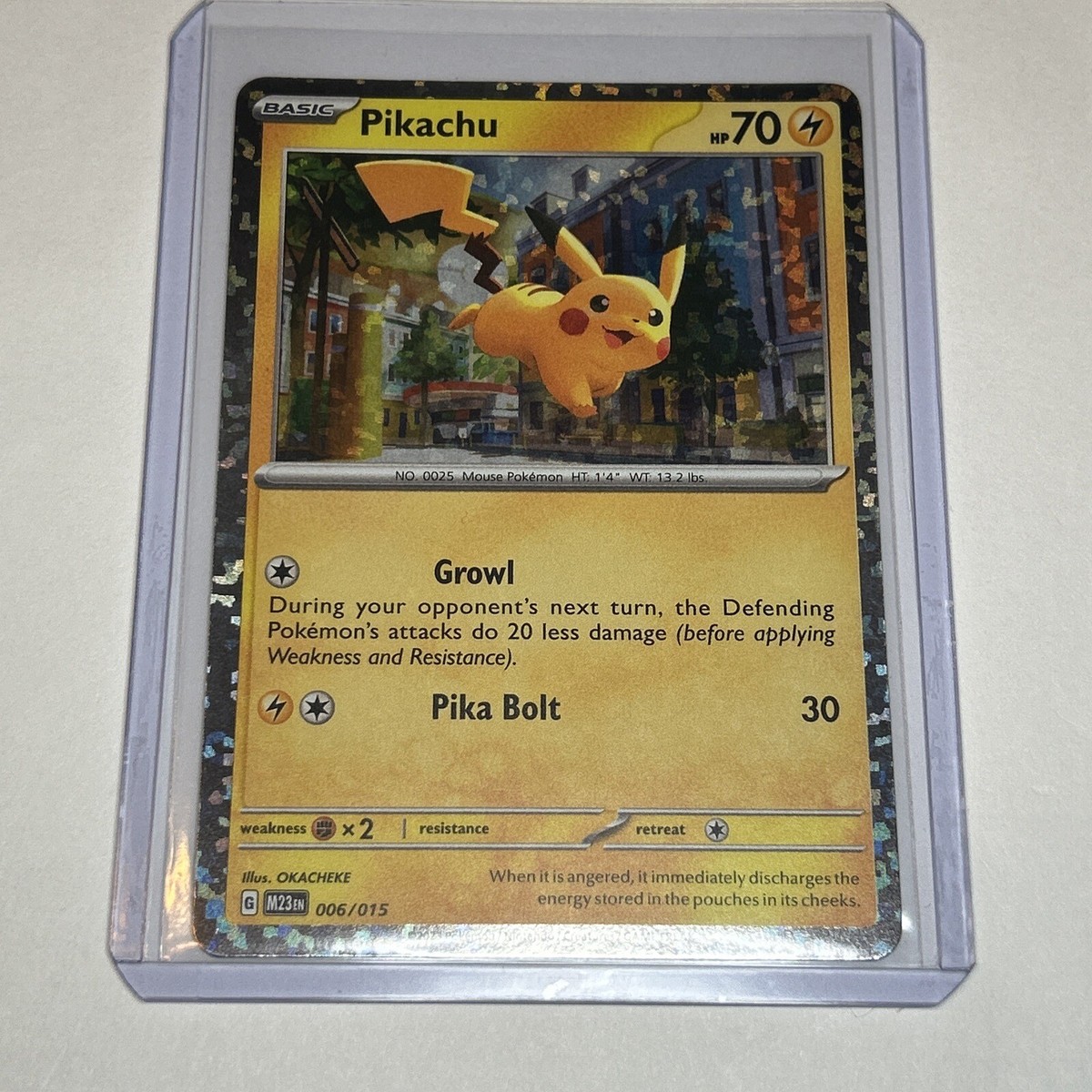 Pikachu 006/015 - Holo - McDonald's 2023 Pokemon Card | eBay