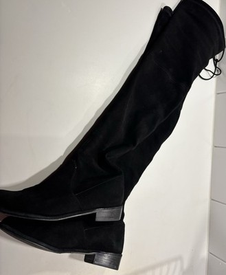 Stuart Weizman Damen Stiefel Schwarz Leder Größe 38