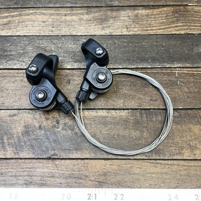 Vintage Shimano Deore XT SL-M732 7 Speed Thumb Trigger Shifter Set