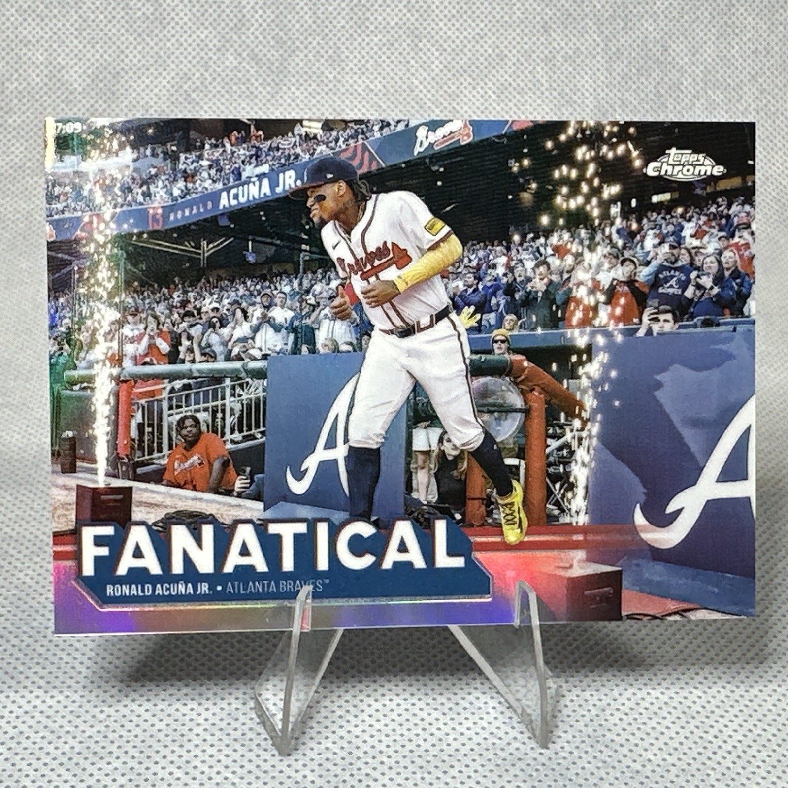 2025 Topps Chrome SP Ronald Acuna Jr Fanatical #FAN-16 Case Hit Atlanta Braves