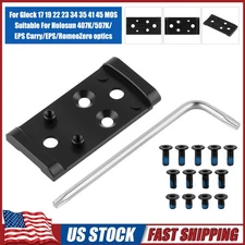 Optic Mount Plate for GLOCK 17 19 41 45 MOS for Holosun Red Dot like 407K/507K