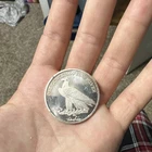 SilverTowne 1 oz .999 Fine Silver Round Eagle Native American Design