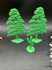 Marx The Battle of the Blue and Gray Green Trees   Plastic Vintage Toys