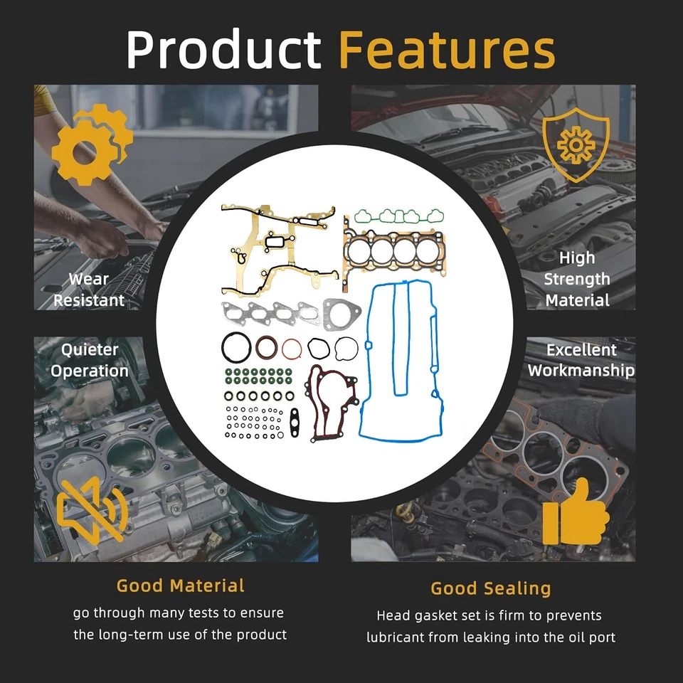 Juego de juntas de culata de alta calidad OEM HS26540PT-1 aptas para Chevrolet Trax 2013-2016 Foto 3 de 4