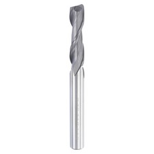 Spiral Router Bit,1/4"x1"x2-1/2"x1/4" 2-Flute End Mill