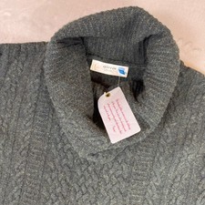Sparrow Merino Wool Sweater Dress Womens XS Green Cowl Neck L/S Knit Pockets NWT