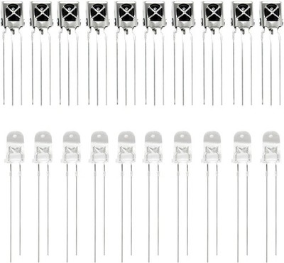 Infrared Diode LED IR Emission Receiver Sensor Arduino 10 Pairs EK8460