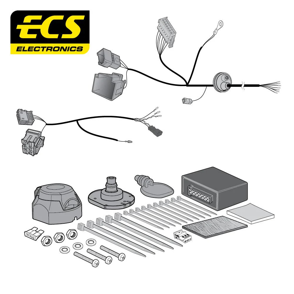 Towbar Wiring Kit 7 Pin AUDI A5 Coupe October 2016 - AU06807MU
