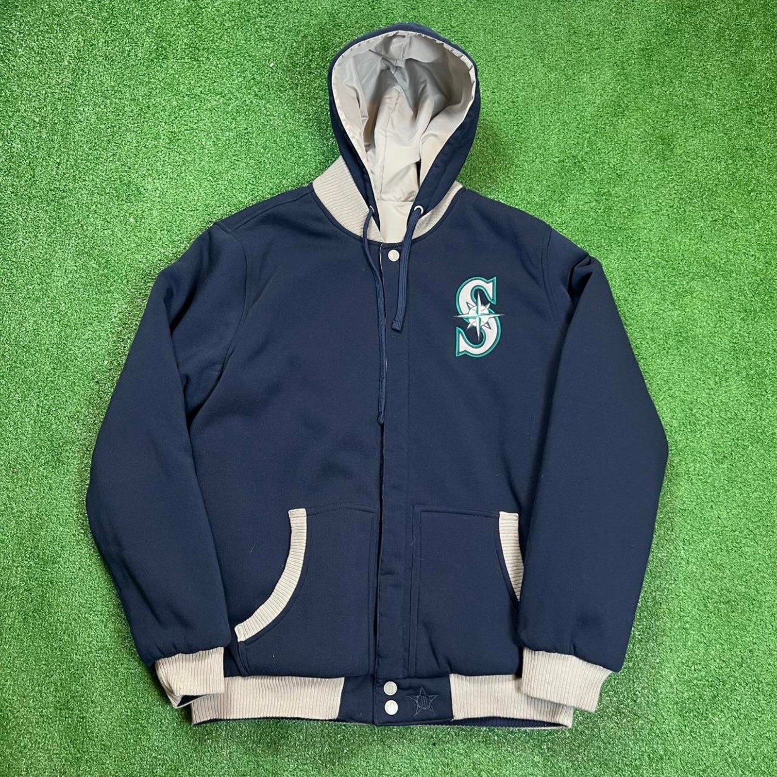 Seattle Mariners Reversible Jacket 90s/2000s MLB … - image 1