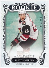 2018-19 Upper Deck Artifacts Rookie TEVOR MURPHY #RED182 #15/799 Coyotes UD RC