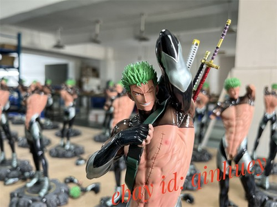 #ad 1 6 Zoro Resin Figure GK Statue One Piece Collectibl Model W two Heads $271.18