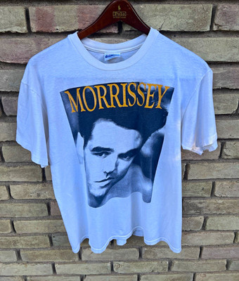 Vintage 1991 Morrissey Graphic Print T Shirt Mens L White The Smiths