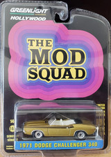 Greenlight 1971 Dodge Challenger 340 Hollywood The Mod Squad Diecast 1:64