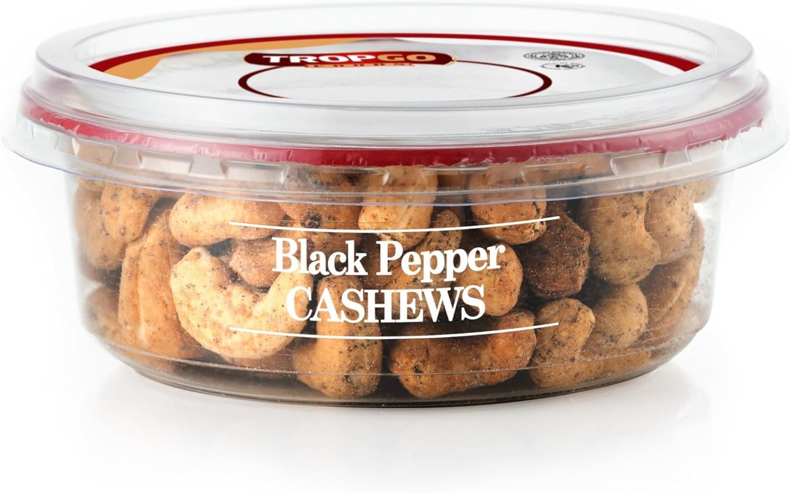Tropgo Foods Tropgo Black Pepper Cashews 180g - 2 Pack
