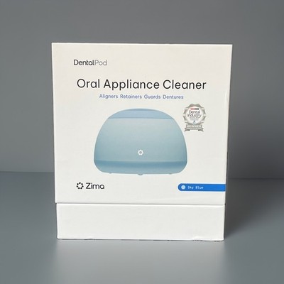 Zima Dental Pod: Ultrasonic Cleaner Machine Retainers Aligners Dentures Guards