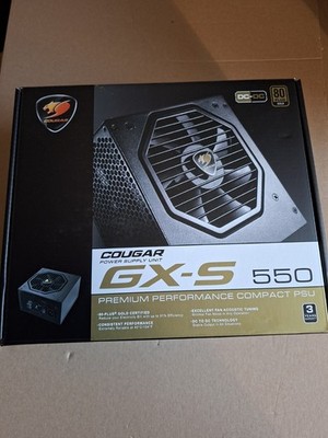 Cougar GX-S 550W 80 Plus Gold Festes Kabel ATX PSU Serie