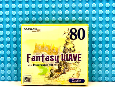 MD     SAEHAN FANTASY WAVE   80   YELLOW CASTLE   BLANK MINI DISC  (1) (SEALED)