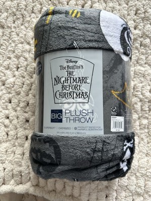 Disney Nightmare Before Christmas Plush Throw Blanket
