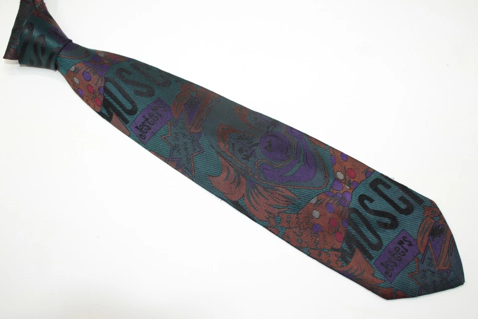 Corbata de seda MOSCHINO Made in Italy F86427 Foto 2 de 4