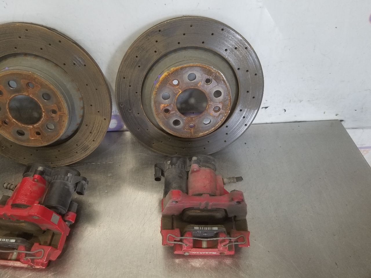 Maserati Levante Brake discs Set Red