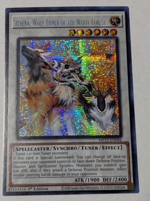 Silvera, Wolf Tamer of the White Forest Prismatic Secret Yugioh! Mega pack 2025