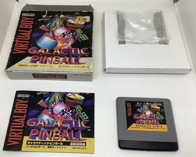Nintendo Virtual Boy Game GALACTIC PINBALL - Boxed Complete Japan