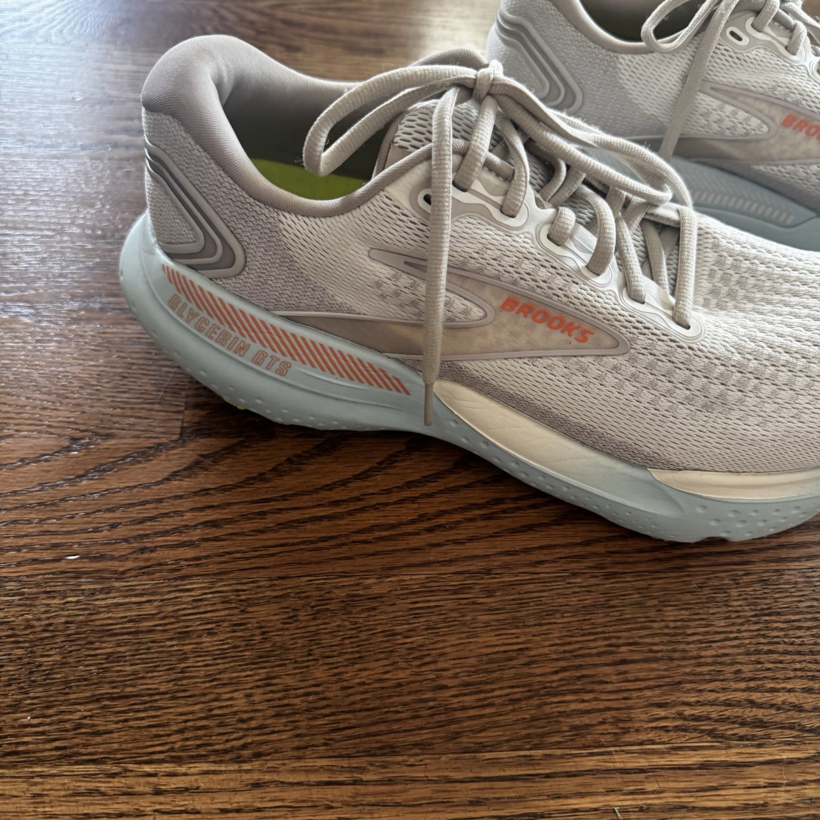 Brooks Glycerin 21 GTS Women's Running Shoes Size 11 White Blue Orange ...