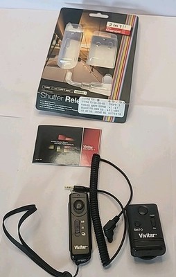Vivitar Wireless Shutter Release Series 1 Fits Canon Wired  not tested