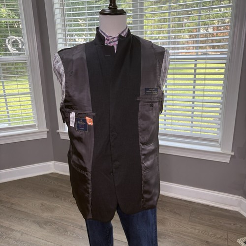 Giacca blazer Brooks Brothers 1818 Regent uomo taglia 41R grigio cappotto sportivo 2 bottoni - Foto 8 di 14