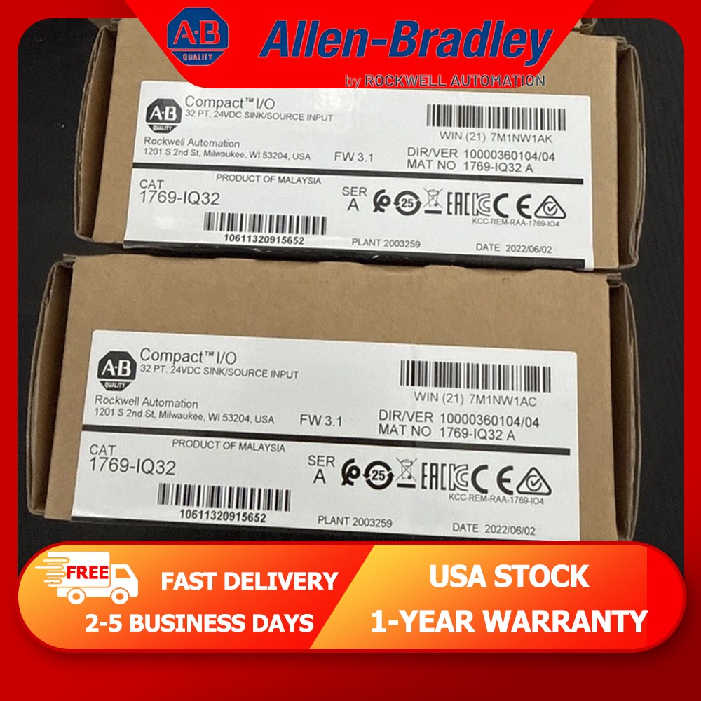Brand New AB 1769-IQ32/A CompactLogix 24V DC Input Module US Free Ship 1769 IQ32