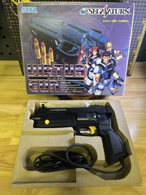 Lot 2 Virtua Guns Controllers Games VIRTUA COP １2  Sega Saturn SEGA SS Japan Box