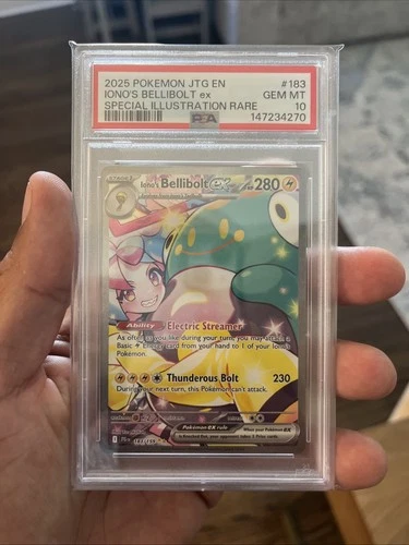 Iono's Bellibolt ex 183/159 Sv09: Journey Together Holo PSA 10