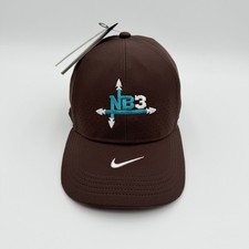 Nike Aerobill Hat Adult One Size Brown Legacy91 NB3 Swoosh Baseball Cap NWT
