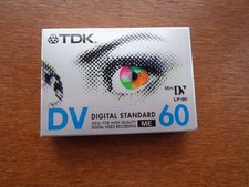 TDK Digital Standard Video DV60 Mini DV - Sealed & Unused. Made in Japan.