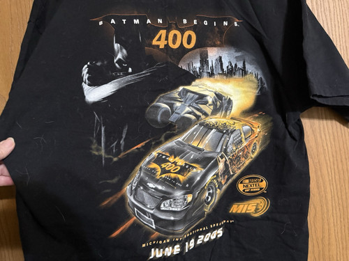 Batman Michigan Speedway Nascar Race Herren T-Shirt XL schwarz 2005 - Bild 1 von 11
