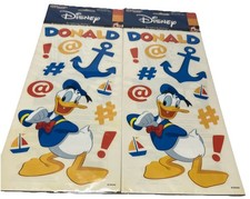 Disney Donald Duck Scrapbook Stickers Sheets Sandylion 2 Sets New In Package
