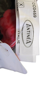 Lise Charmel Womens Polka Dot Floral Print Lace Trim Panties Black Size 12