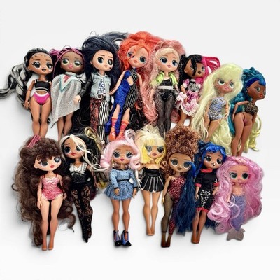LOL OMG MGA Large Fashion 11'' DOLLS Figure Bundle LOT of 15 Mix Toy Sets Outfits