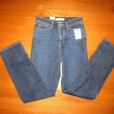 Signature by Levi Strauss High Rise Straight Jeans W26 Size 2 Shaping Stretch NW