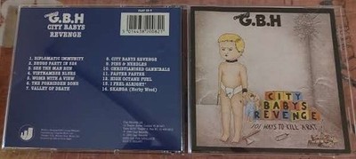 Charged G.B.H    City Babys Revenge - 1984/1990 CLAY RECS CD 8 - RARE 1P GBH