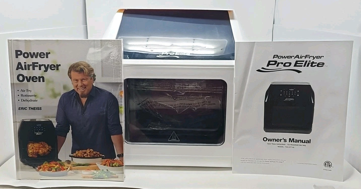 🔥 Power Air Fryer 10-in-1 Pro Elite Oven Multi Cooker By Eric Theiss NIB
Opens in a new window or t